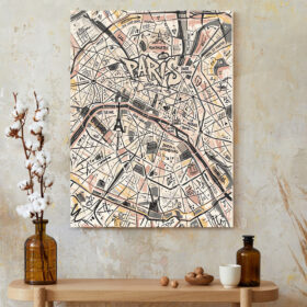 Montmartre Moments Paris Canvas Art – French Street Scene Decor
