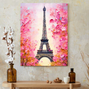 Paris en Douceur Canvas Print - Aesthetic Parisian Lifestyle Art