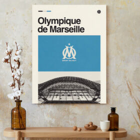 Olympique de Merseille FC Canvas Print – OM Football Club Fan Decor