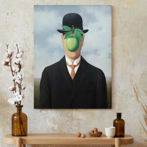 René Magritte "The Son of Man" Canvas - Surrealist Masterpiece Art