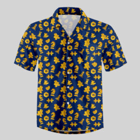 Fried Chicken Board Game Pocket Hawaiian Shirt