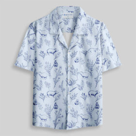 Capybara Pocket Hawaiian Shirt