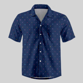 Mathematics Symbol Pocket Hawaiian Shirt