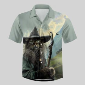 Catdalf Pocket Hawaiian Shirt