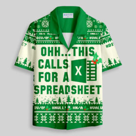 Ohh This Calls for a Spreadsheet Pocket Hawaiian Shirt