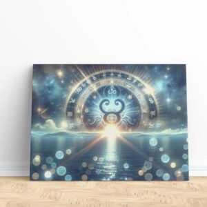 Cancer Astrology Zodiac Sign Ethereal Canvas Print