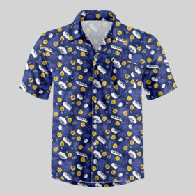 Block Adventure Pocket Hawaiian Shirt