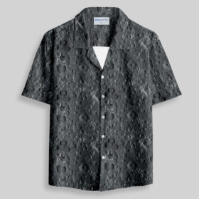 Lunar Surface Pocket Hawaiian Shirt