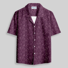 DND Medieval Weapons Pocket Hawaiian Shirt