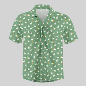 Goose Game 2 Pocket Hawaiian Shirt
