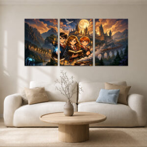 Alternative view of Abstract Canvas Art - The Enchanted Wizard Castle