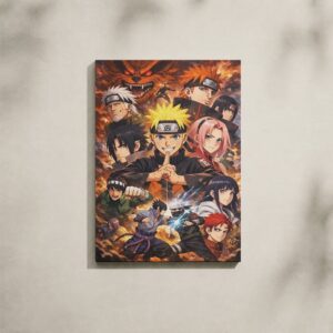 Alternative view of Naruto Canvas Art - Team Naruto Anime Poster
