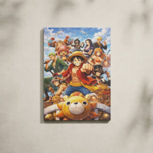 Alternative view of One Piece Canvas Art - Straw Hat Crew on Thousand Sunny