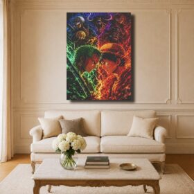 Manga Canvas Art – Zoro, Luffy, Kaido & Shanks