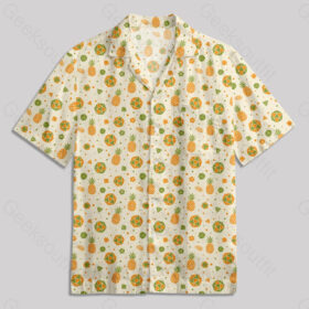 Summer Pineapple DND Pocket Hawaiian Shirt