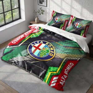 Alfa Romeo Duvet Cover Set - Sports Car Bedding Set