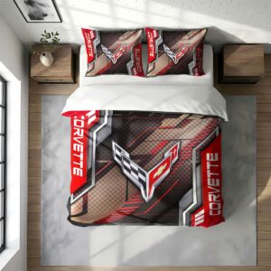 Alternative view of Corvette Duvet Cover Set - Sports Car Bedding Set