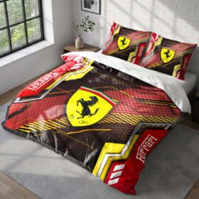 Ferrari Duvet Cover Set – Sports Car Bedding Set