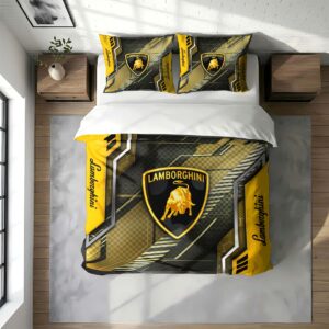 Alternative view of Lamborghini Duvet Cover Set - Sports Car Bedding Set