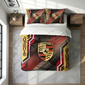 Alternative view of Porsche Duvet Cover Set - Sports Car Bedding Set