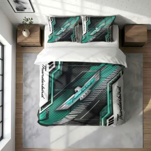 Alternative view of Thunderbird Duvet Cover Set - Classic Car Bedding Set