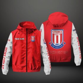 Stoke City F.C Lightweight Windbreaker Jacket