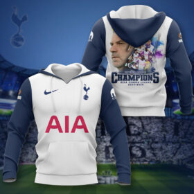 Tottenham Hotspur UEFA Europa League Champions 2024-2025 Pullover Hoodie