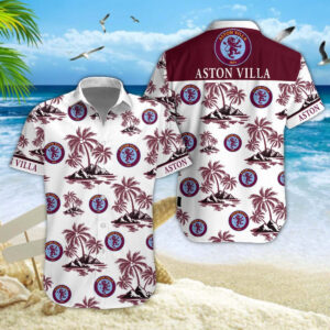 Aston Villa Hawaiian Shirt