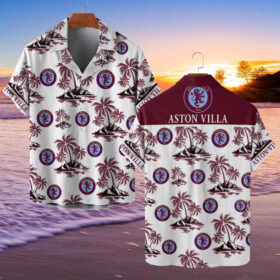 Aston Villa Hawaiian Shirt