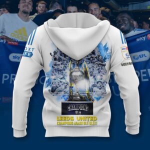 Alternative view of Leeds United Champions 2025 Pullover Hoodie