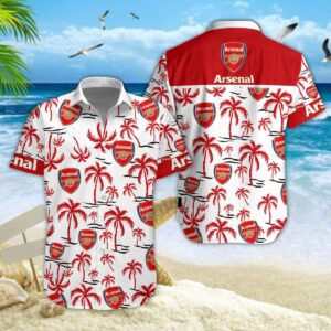 Arsenal Hawaiian Shirt