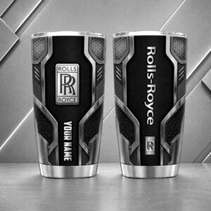 Rolls Royce 20oz Tumbler | 3D Carbon Armour Travel Mug