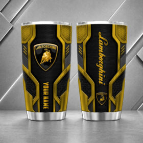 Lamborghini 20oz Tumbler | 3D Carbon Armour Travel Mug