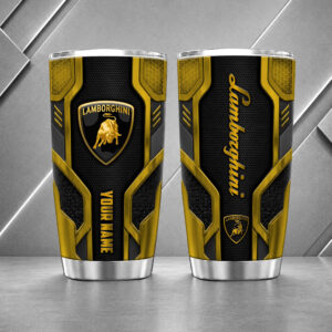 Lamborghini 20oz Tumbler | 3D Carbon Armour Travel Mug
