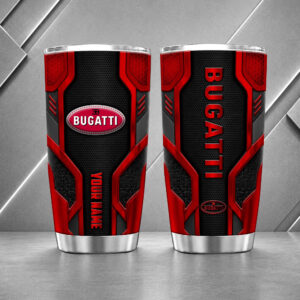 Alternative view of Bugatti 20oz Tumbler | 3D Carbon Armour Travel Mug
