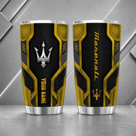 Maserati 20oz Tumbler | 3D Carbon Armour Travel Mug