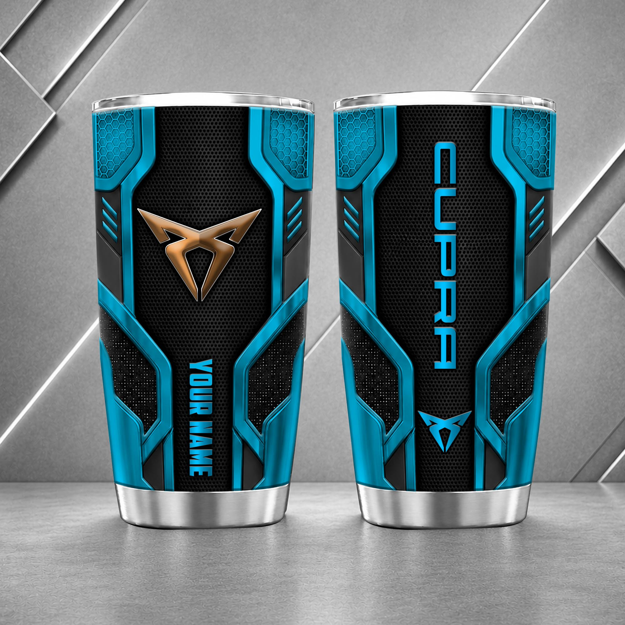 Cupra 20oz Tumbler | 3D Carbon Armour Travel Mug - Image 7