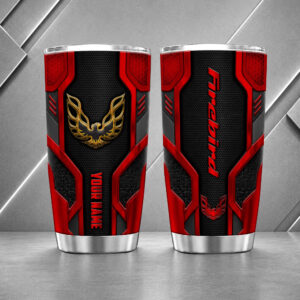 Alternative view of Firebird Pontiac 20oz Tumbler | 3D Carbon Armour Travel Mug