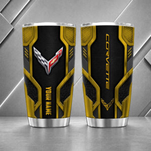 Corvette 20oz Tumbler | 3D Carbon Armour Travel Mug