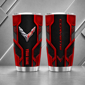 Alternative view of Corvette 20oz Tumbler | 3D Carbon Armour Travel Mug
