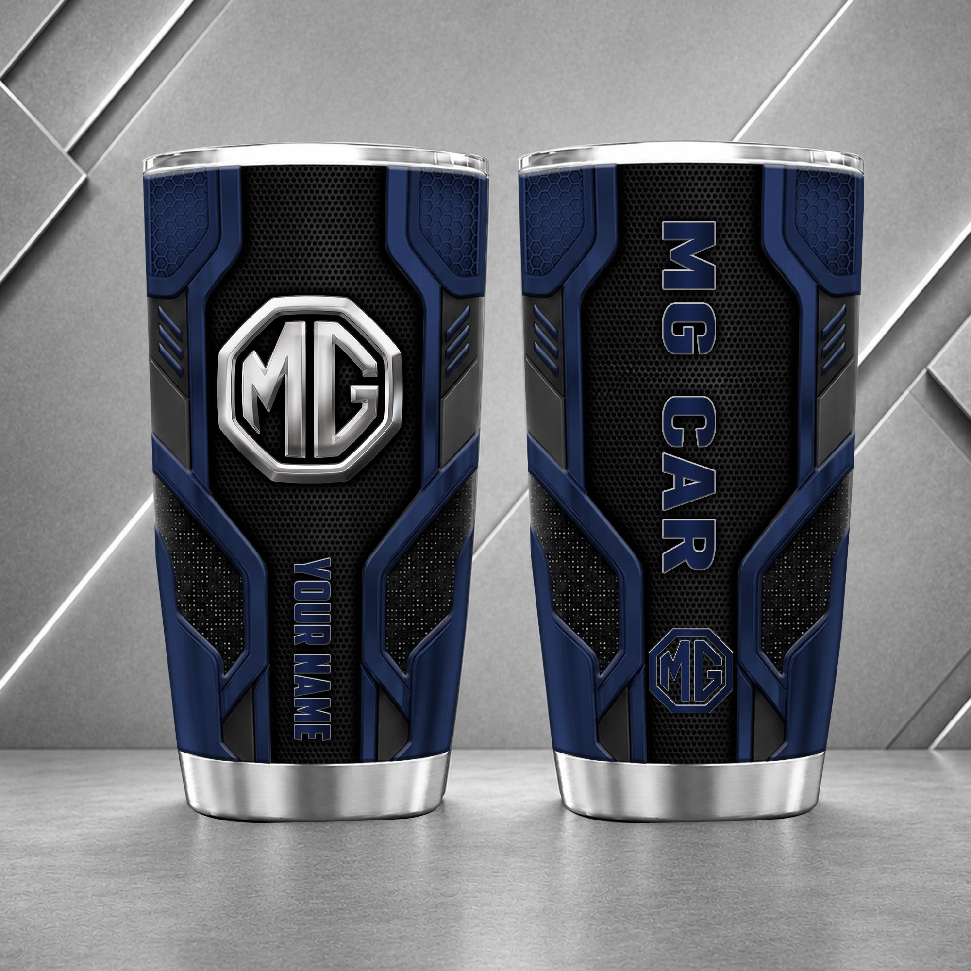 MG Motor 20oz Tumbler | 3D Carbon Armour Travel Mug - Image 5