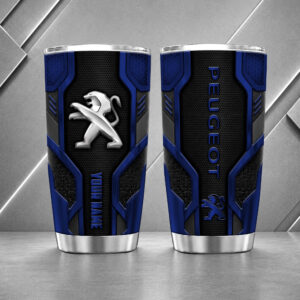 Alternative view of Peugeot 20oz Tumbler | 3D Carbon Armour Travel Mug
