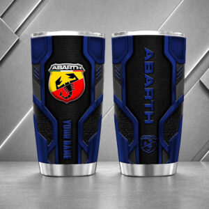 Alternative view of Abarth 20oz Tumbler | 3D Carbon Armour Travel Mug