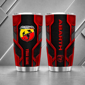 Abarth 20oz Tumbler | 3D Carbon Armour Travel Mug