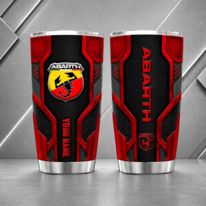 Abarth 20oz Tumbler | 3D Carbon Armour Travel Mug