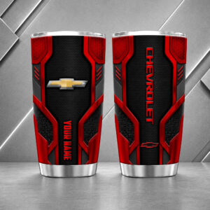 Chevrolet 20oz Tumbler | 3D Carbon Armour Travel Mug