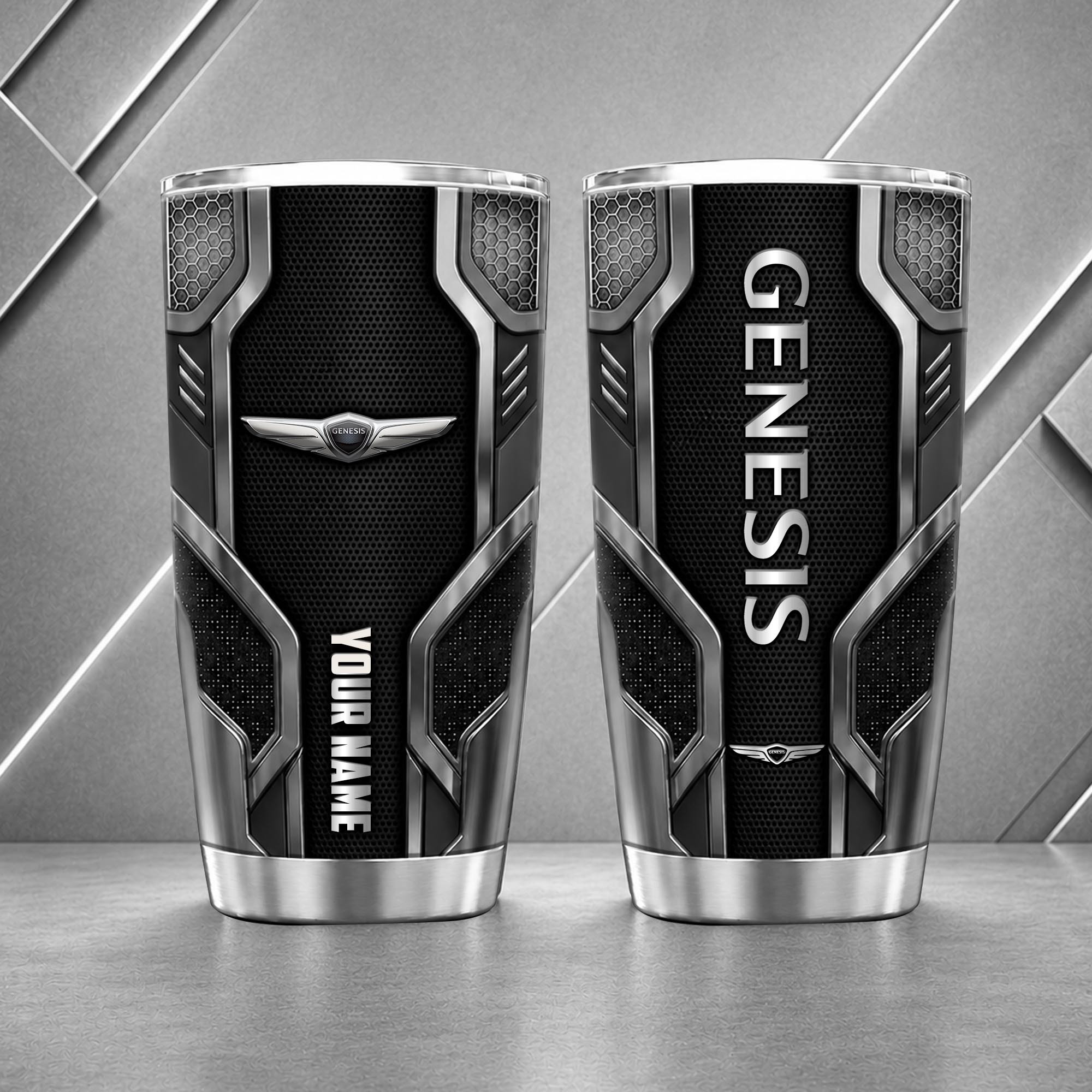 Genesis 20oz Tumbler | 3D Carbon Armour Travel Mug - Image 4