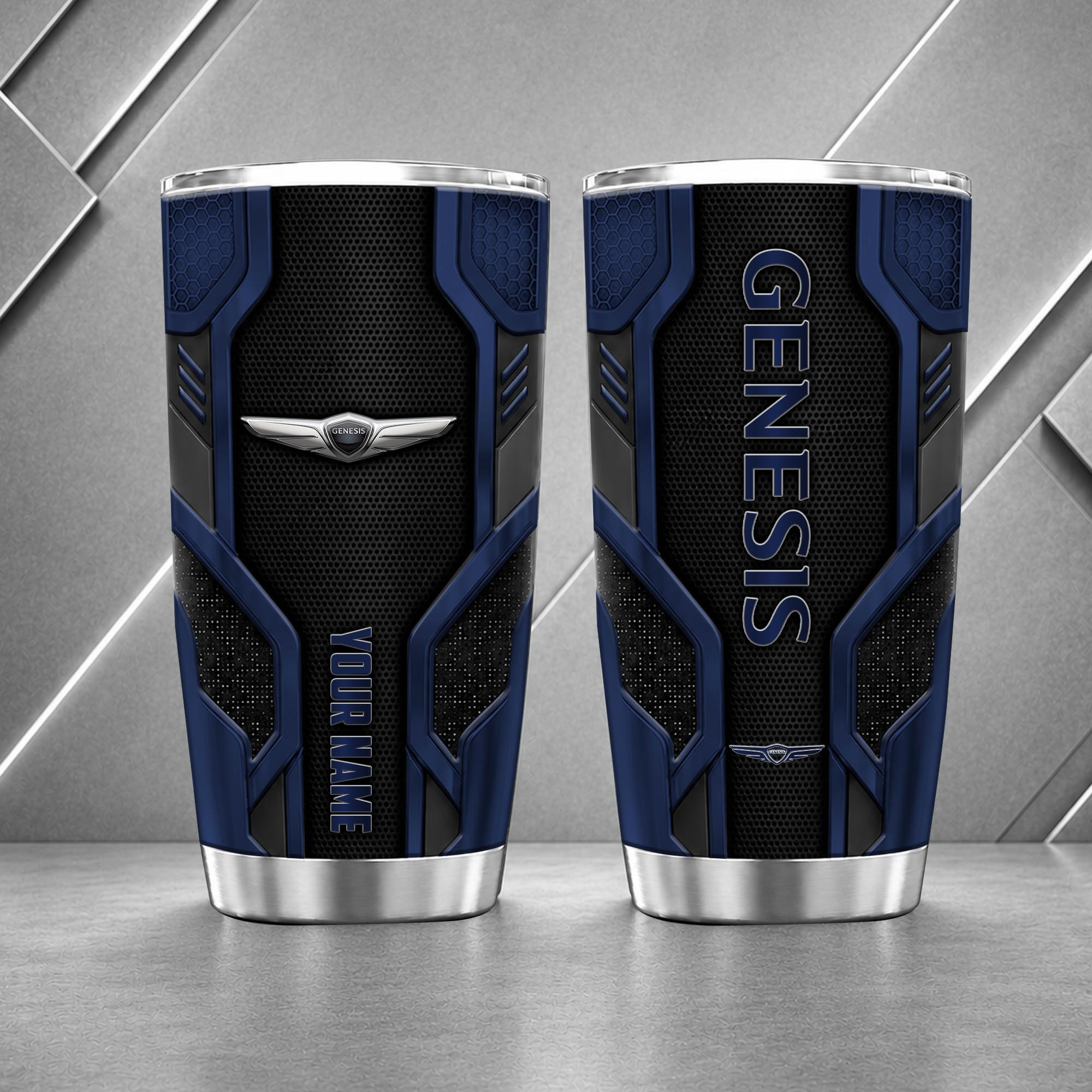 Genesis 20oz Tumbler | 3D Carbon Armour Travel Mug - Image 5