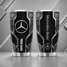 Mercedes-Benz 20oz Tumbler | 3D Carbon Armour Travel Mug