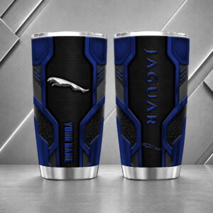 Alternative view of Jaguar 20oz Tumbler | 3D Carbon Armour Travel Mug